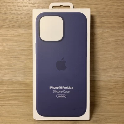 Apple Oem Silicone Case with MagSafe for iPhone 16 Pro Max MYYU3ZMA - Denim - Image 1 of 2