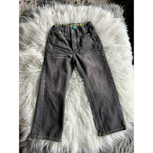 Coogi kids Denim Straight Leg Jeans Embroidered Pockets Dark Wash Black SZ 5 - Picture 1 of 12