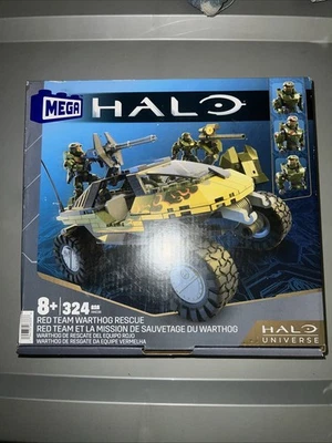 Mega Construx HALO Red Team Warthog Rescue 324 piezas nuevo sellado Foto 1 de 2