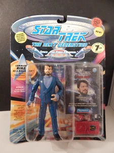 Figura de acción Star Trek The Next Generation Commander Riker - Playmates 1994 - Imagen 1 de 2