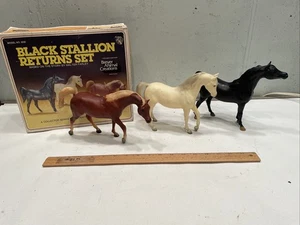 Breyer Black Stallion Returns Set #3030 Black Stallion 1982 Box 3030 - Picture 1 of 10