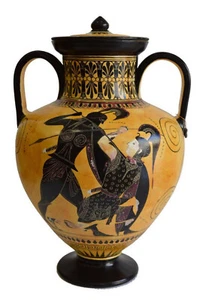 Achilles and Penthesileia Amphora Vase - Exekias British Museum - God Dionysos - Picture 1 of 5