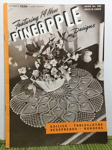 Abrigos J&P 1946 vintage 14 diseños de piña patrones de ganchillo tapetes colchas - Imagen 1 de 12