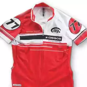 Jersey da uomo bianca Assos Cycling Six Days manica corta cerniera intera taglia: L - Foto 1 di 4