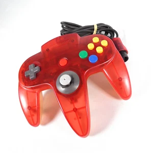Controller Pad Controller Nintendo 64 N64 Offiziell NUS-005 Clear Red Jap Japan (5) - Bild 1 von 4