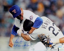 Nolan Ryan Autographed Ventura Fight 16x20 Photo Don't Mess With Texas TRISTAR
