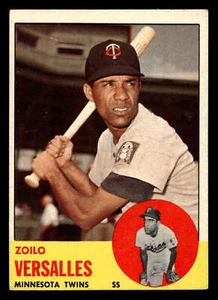 1963 Topps #349 Zoilo Versalles Excellent+ Twins ID:454424 - Picture 1 of 2