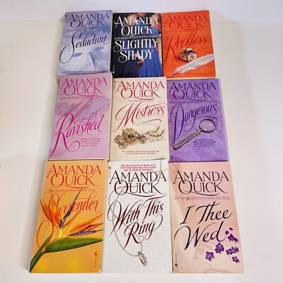 9x Amanda Quick VTG PB Book Lot Reckless Surrender Mistress Seduction Ravished - image 1 of 4