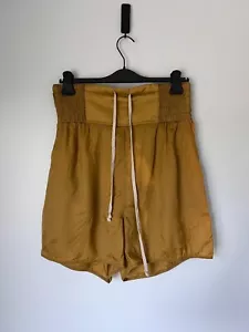 Rick Owens Boxing Shorts - Size 50 - Sulphate Yellow - NEW - Made in Italy - Picture 1 of 9
