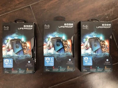 Funda Lifeproof Fre para Motorola Droid Maxx 2 Impermeable Negra Lote de 3 Foto 1 de 4