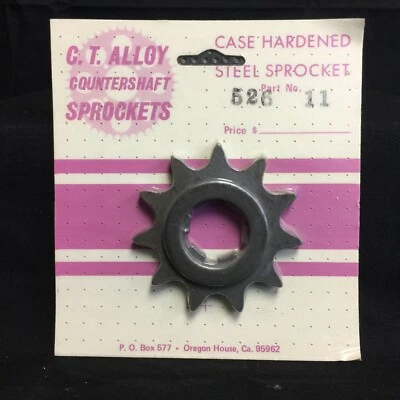 Piñón delantero Kawasaki KX 250 1977-1998 11 dientes aleación CT motocross 526 Foto 1 de 4