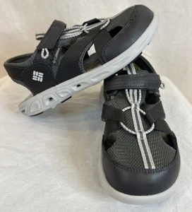 COLUMBIA TECHSUN WAVE SPORT SANDALS New Youth SZ 5 Gray Boys - Picture 1 of 8