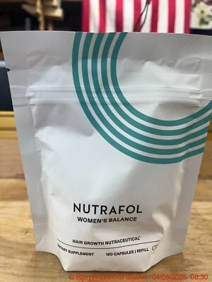 Nutrafol Womens Balance Hair Growth Dietary Supplement 120 Capsule Refill Bag - Image 1 of 3