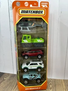 2022 Matchbox MBX Mountain II 5 Pack # HFH07 w/ Baby Blue VW Beetle 4x4 - Picture 1 of 5