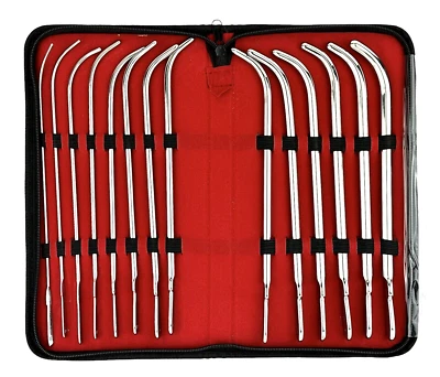 SALIM GROUP Van Buren Sound Urethral Surgical Instruments 14 pcs set