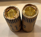 Egypt 1 Pound (200 Coins) EIGHT ROLLS King Tut Bimetal 2021-2023 UNC MINT KM940