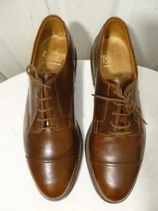 SUELA CROCKETT & JONES SEDBERGH CUERO MARRÓN CAPTOE DAINITE DERBY REINO UNIDO 11E EE. UU. 12D - Imagen 1 de 12