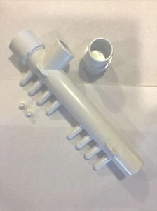 Hot Tub Spa Air Manifold Part 1" Slip X 1" Spigot X (8) 3/8" Barb Waterway Port - Picture 1 of 6