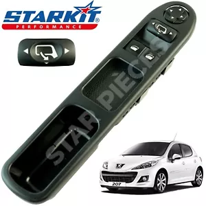 Commande bouton lève-vitre + rétroviseurs rabattables PEUGEOT 207 06-14 6554.QA - Imagen 1 de 10