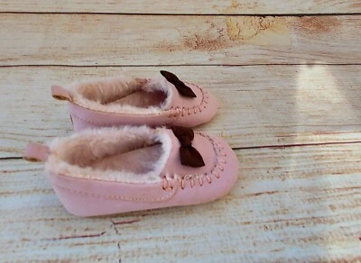 Zapatos Laura Ashley Rosa Imitación Piel Mocasín Infantil Talla 2 Foto 1 de 4