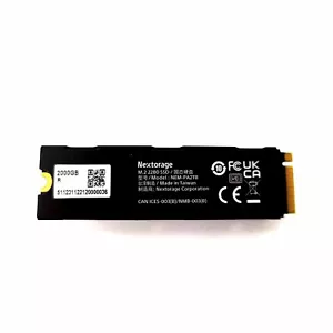Nextorage 2TB SSD + Heatsink - Interne PS5 Festplatte - NVMe M.2 Zustand: gut - Picture 1 of 2