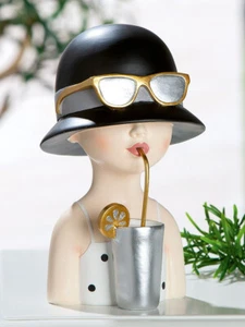Gilde Deko Figur Lemonade Büste Skulptur Summer Time 23 cm (#323 S) - Bild 1 von 1