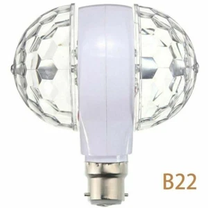 Bombilla de discoteca giratoria LED RGB proyector multicolor lámpara de fiesta bayoneta - Imagen 1 de 14