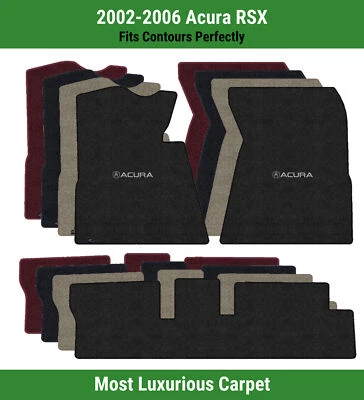 Alfombrillas delanteras y traseras Lloyd Luxe para '02-06 Acura RSX con Acura A con Acura Word Foto 1 de 4