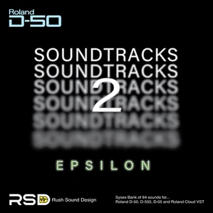 'Soundtracks 2 Epsilon' Roland D-50, D-05, D-550, Roland Cloud VST and V-Synth - Picture 1 of 1