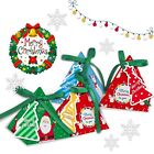 Creative Kids Favors Xmas Bags Christmas Decoration Paper Carrier Candy Box