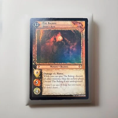 LOTR TCG BALROG, Durin’s Bane 2c51 *FOIL* NM (Never Played) - Image 1 of 2