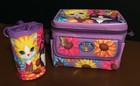 RARE Vintage Lisa Frank Sunflower Kittens Insulated Soft Lunch Bag Tote