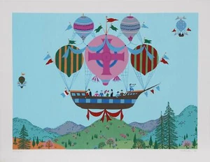 Jack Hofflander, Balloon Cruise, Screenprint, signed and numbered in pencil - Picture 1 of 4