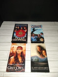 Western Cowboy Native American VHS Movies Set Of 4 Dance Me Outside Etc. - Foto 1 di 7