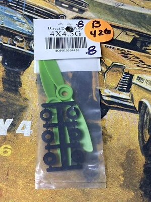 HQ Prop HQP010504456{DirectDrivePusherProp} Set: 6x4.5G NewInPack USA Shipped - Image 1 of 2