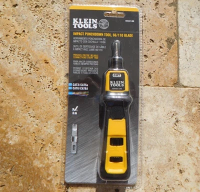 🌟🎈 Klein Tools VDV427-300 Impact Punchdown Tool 66/110 Blade 🌟 - Image 1 of 2