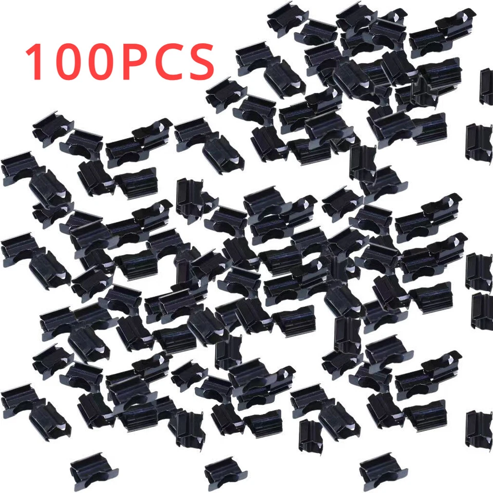 Clip de retención de inserción de puerta delantera 100 piezas clip de moldura para VW Jetta AUDI A4 A6 Q7, Foto 1 de 4