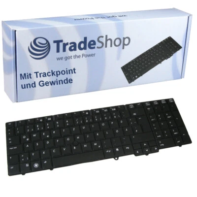Original Tastatur mit Trackpoint Gewinde QWERTZ DE für HP EliteBook 8540W 8540P - Bild 1 von 3