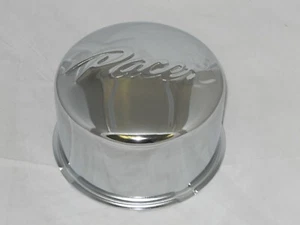 PACER 5.125" DIAMETER BORE CHROME SHORT WHEEL RIM CENTER CAP PUSH THRU 122HM - Picture 1 of 2