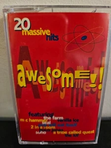 AWESOME! Various Artists 1991 CASSETTE TAPE COMPILATION 20 HITS VANILLA ICE EMI - Picture 1 of 4