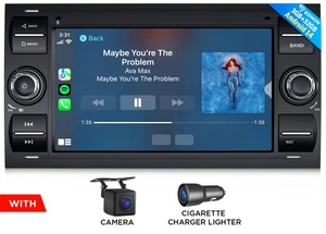 CAM+Autoradio Android Auto 14 GPS Navi WiFi Apple CarPlay für Ford Focus Connect - Bild 1 von 20