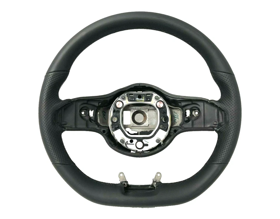 2019 2020 Mercedes Benz GLE400 A220 Sport Steering Wheel Black Leather Flat OEM - Image 1 of 4