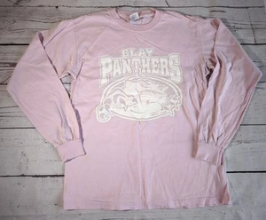 Clay Panthers Pink Medium Ladies Long-Sleeve T Shirt - Picture 1 of 11