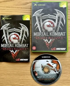 Mortal Kombat Deadly Alliance Xbox U.K. PAL With Manual VGC - Picture 1 of 2