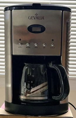 NEW GEVALIA Kaffe G70 Black 12-Cup Programmable CM500 Automatic Coffee Maker - Image 1 of 4