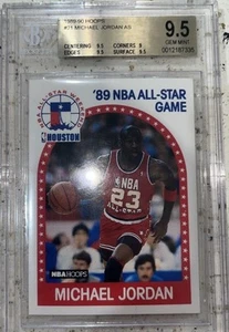 89-90 All Star Hoops BGS 9.5 Michael Jordan High Sub grades Equivalent of PSA 10 - Picture 1 of 1