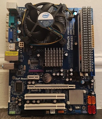 Windows XP Retro Gaming - *Rare DDR3* Asrock G41-GS3 Motherboard + E7500 + 3GB - Image 1 of 4