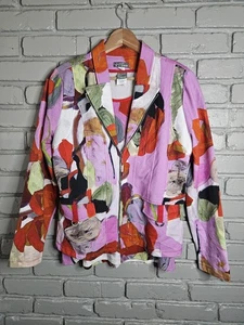 Dolcezza Simply Art Wearable Art Set Jacket And Shirt Size L  Women's Multicolor - Picture 1 of 11