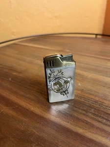 Vintage Marhill Globe Weather Vane Mother of Pearl Musical Lighter - Picture 1 of 3
