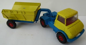 Corgi Toys Unimog 406 in Blue/Yellow 10T Goose Dumper Set 1970s Original!!! - Picture 1 of 3